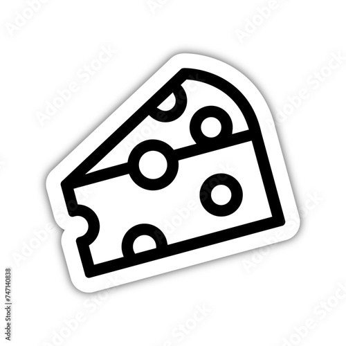 Icones symbole picto fromage fromagerie france epais relief