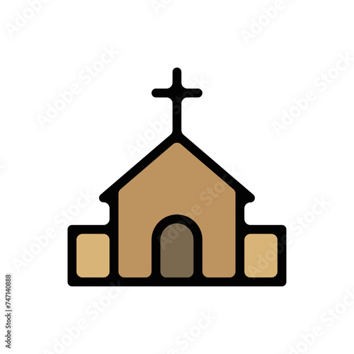 Icones symbole religieux culte eglise couleur epais