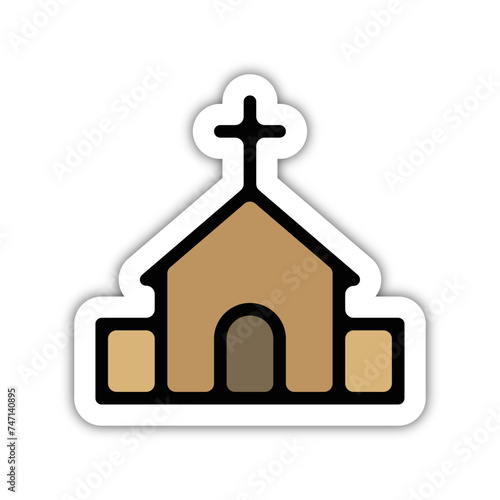 Icones symbole religieux culte eglise couleur epais relief