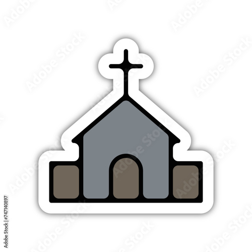 Icones symbole religieux culte eglise couleur relief