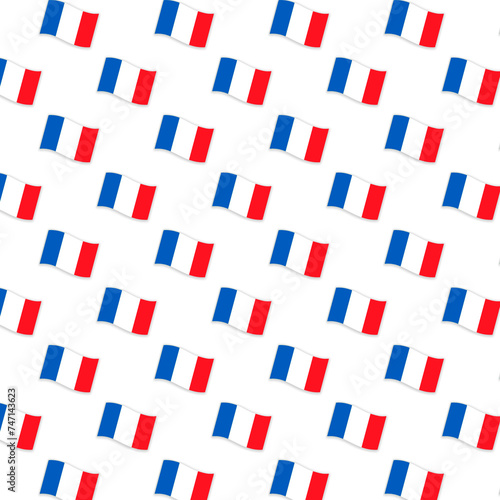 French flag pattern. France flag
