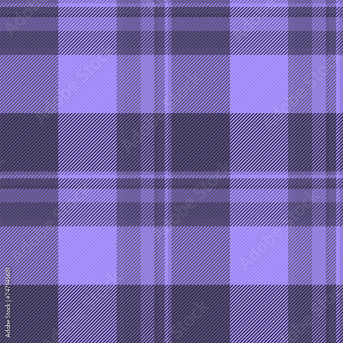 Plaid seamless background of check pattern textile with a texture fabric tartan vector.