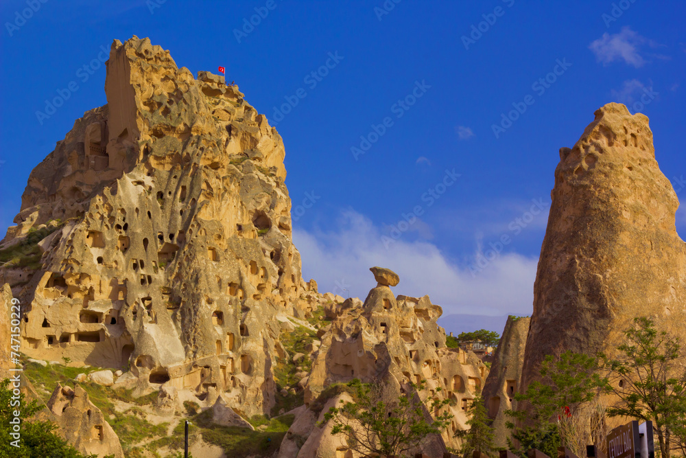 beautiful scene in urgup, goreme cappadocia in Turkey