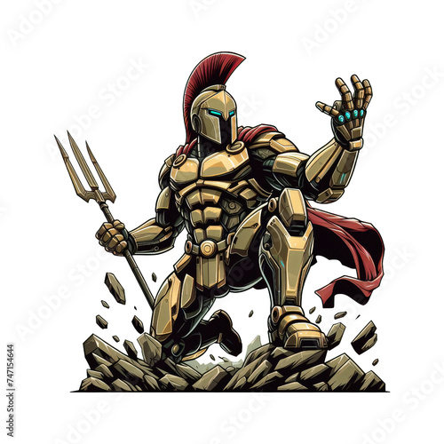 Art Illustration Character Spartan Angry PNG