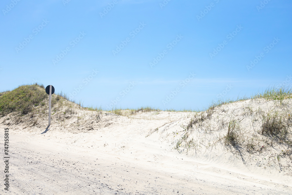 vivid white dunes on blue sky day, minimalist photography vivid white dunes on blue sky day, minimalist photography