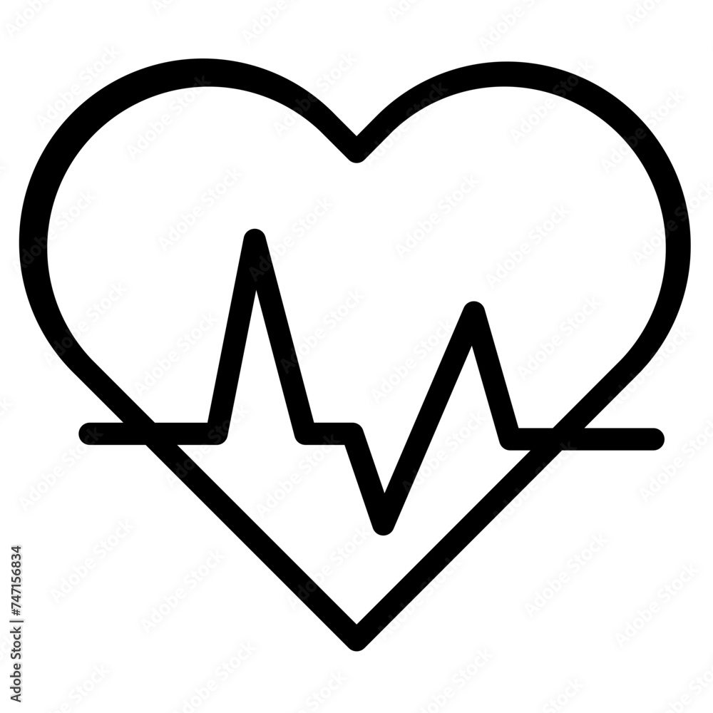 heartbeat Icon Vector Illustration Logo Template heartbeat Icon Vector Illustration Logo Template