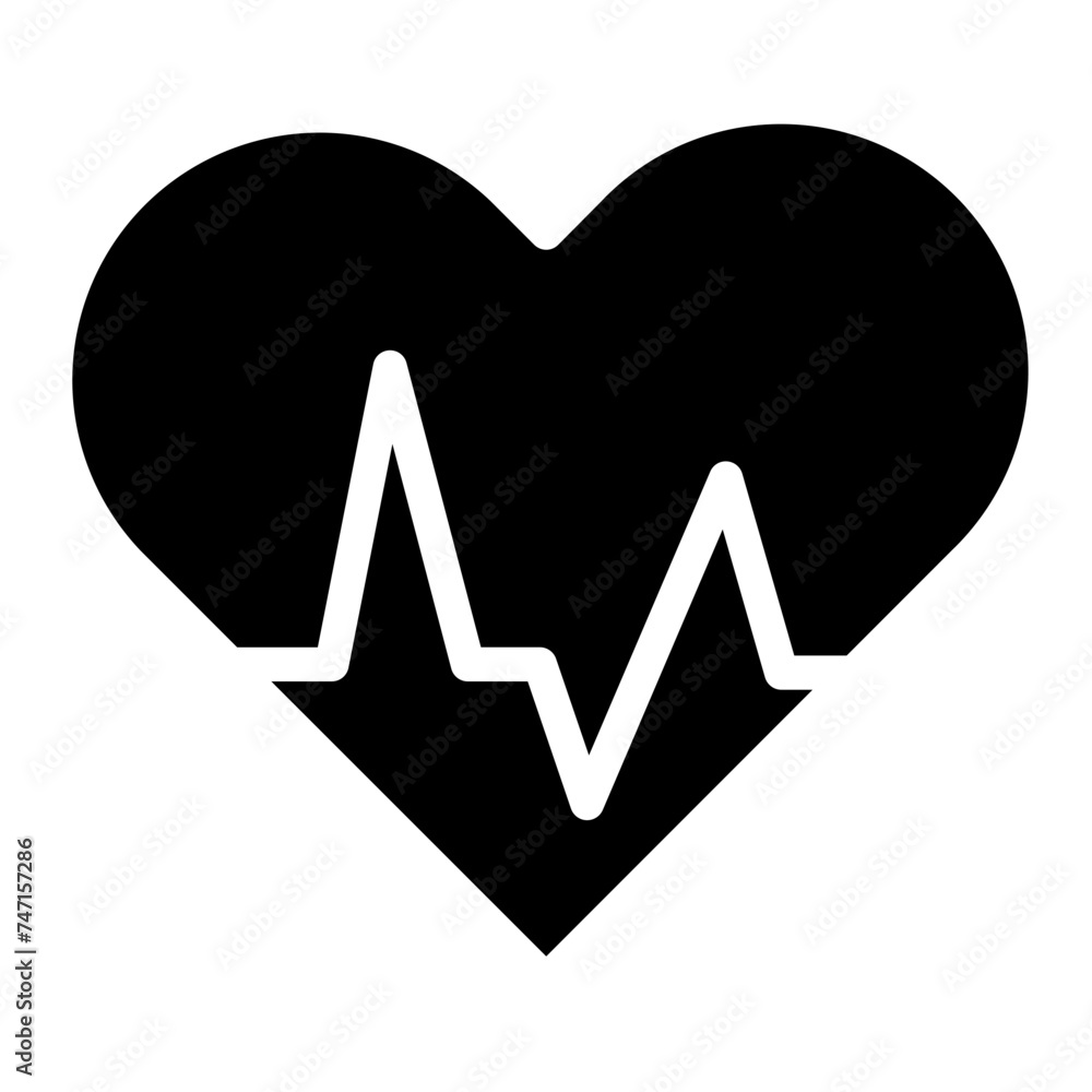 heartbeat Icon Vector Illustration Logo Template heartbeat Icon Vector Illustration Logo Template