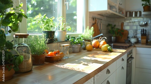 Bright Airy Kitchen with Sustainable Style