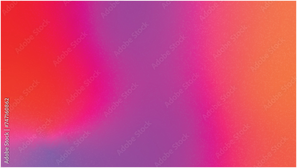 Abstract colorful background with gradient background with strong noise effect. Color gradient, ombre. waves, a soft transition. vector