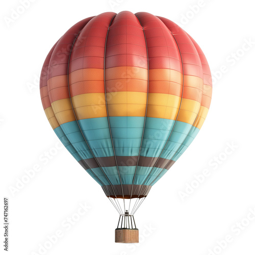 Hot air balloon illustration isolated on transparent