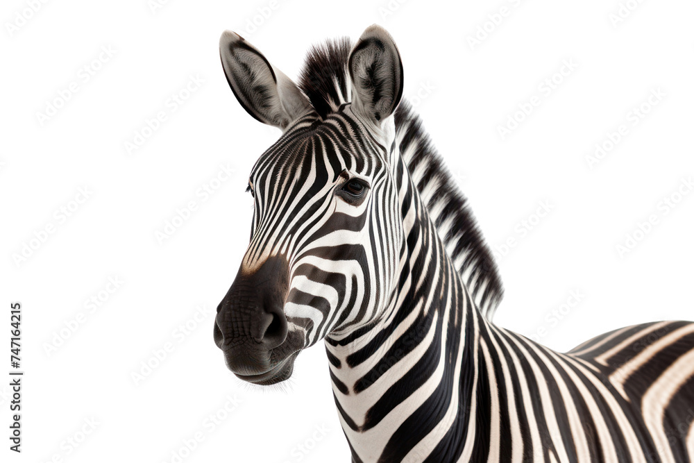 Zebra isolated on transparent and white background.PNG image. Zebra isolated on transparent and white background.PNG image.