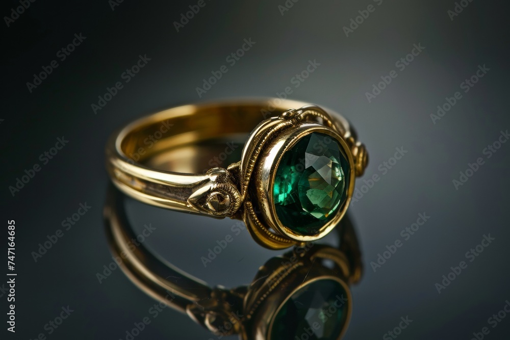Emerald gemstone ring collage. an emerald green gold ring on a green fabric. a gold ring with a green sapphire inside Emerald gemstone ring collage. an emerald green gold ring on a green fabric. a gold ring with a green sapphire inside