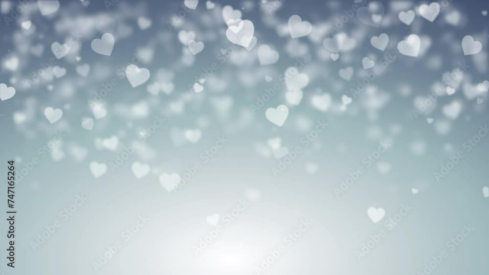 soft white gray hearts seamless animation background soft white gray hearts seamless animation background