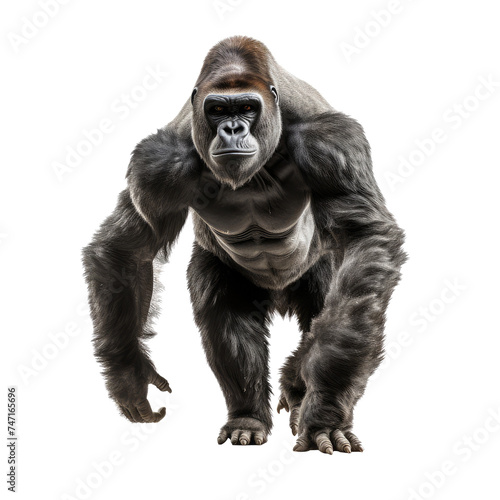 kingkong looking isolated on white