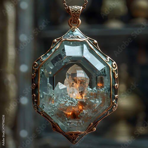 earrings with diamonds in jawelry ai generative 