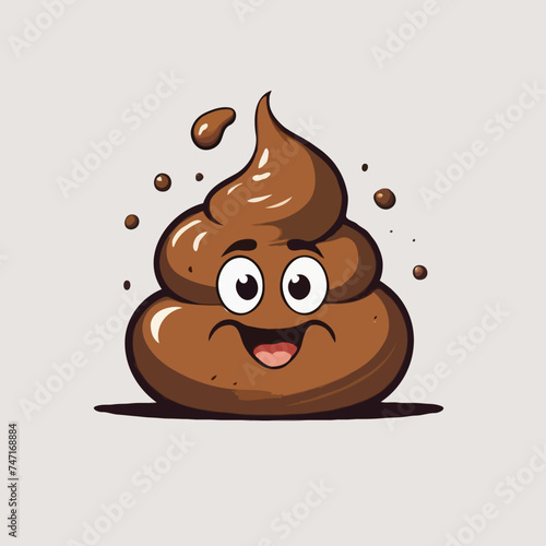 illustration of a poop
