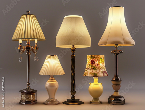 Assorted Elegant Table Lamps