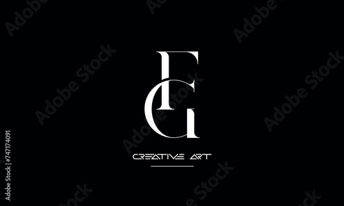 FG, GF, F, G abstract letters logo monogram