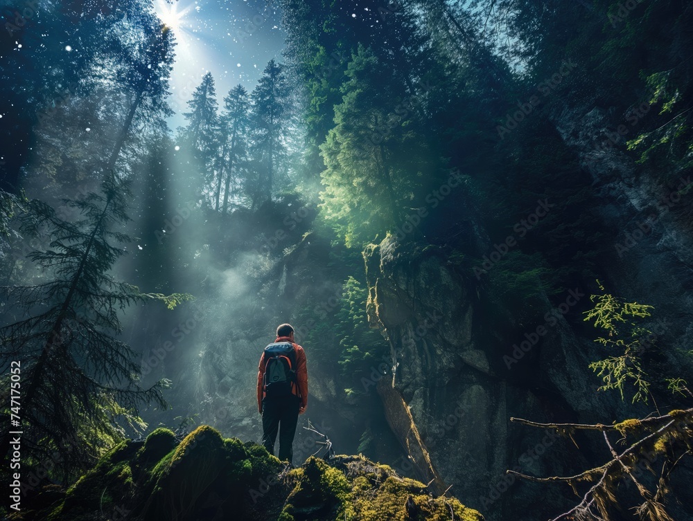 Solo Adventure, Exploring the Depths of a Misty Woodland Solo Adventure, Exploring the Depths of a Misty Woodland
