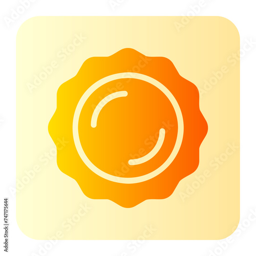 sun gradient icon
