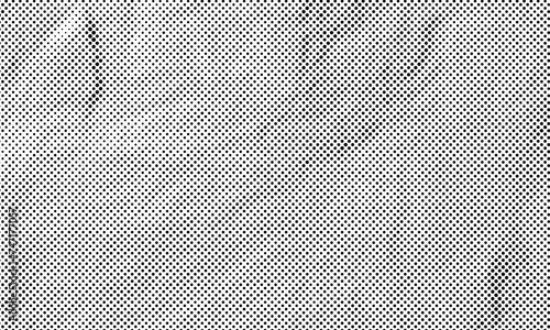 Vector Newspaper Dotted Halftone Texture Retro Print Overlay with Transparent Background