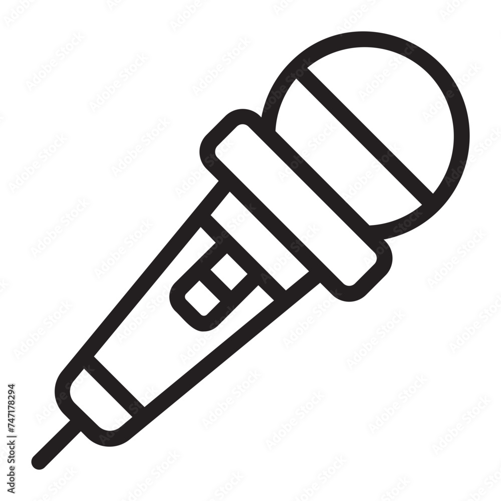 microphone line icon microphone line icon