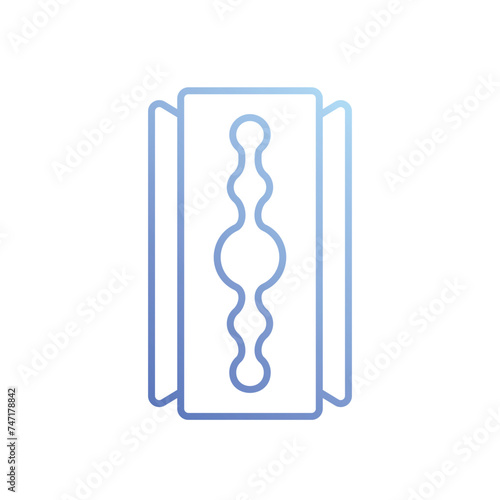 Razor Blade icon vector stock illustration