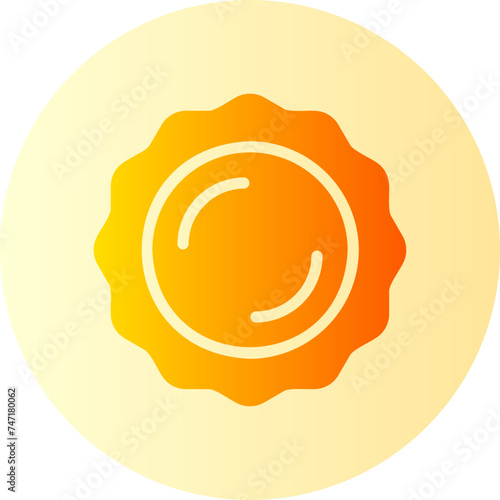 sun gradient icon