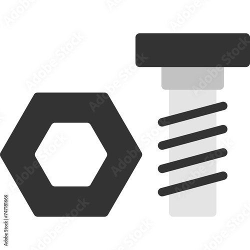 Bolt and Nut Icon