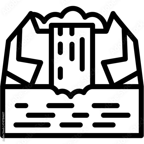 Waterfall Icon