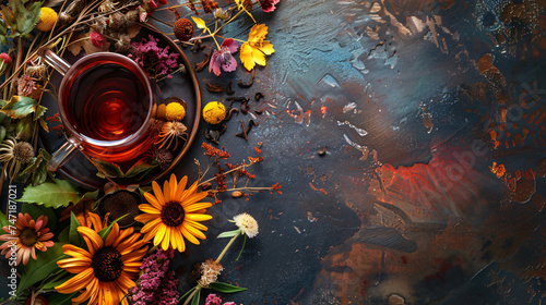 Fall herb tea