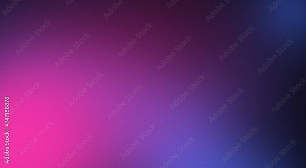 Fototapeta premium Purple, blue abstract gradient grunge texture with bright and glow, background for web banner, ads, post, presentation concept, template copy space, wallpaper, backdrop,