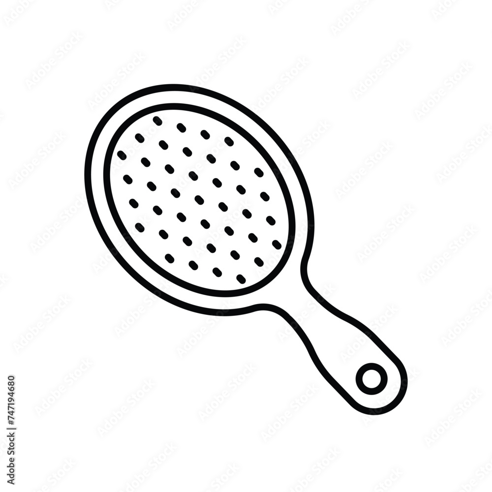 Hair Brush icon vector stock illustration Hair Brush icon vector stock illustration