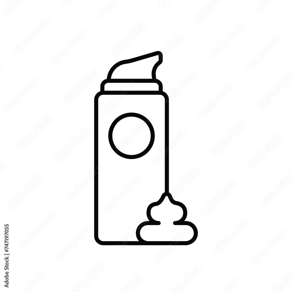 Shaving Cream icon vector stock illustration Shaving Cream icon vector stock illustration