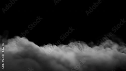 White smoke against the light. Can be used as a special effect for your projects, video texture or background for designs, scenes, etc.