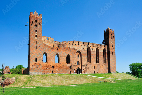 Radzyn Castle ruins, Kuyavian-Pomeranian Voivodeship, Poland. photo