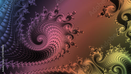 vivid creative spiral pattern and coloured gradient design pastel purple and yellow 