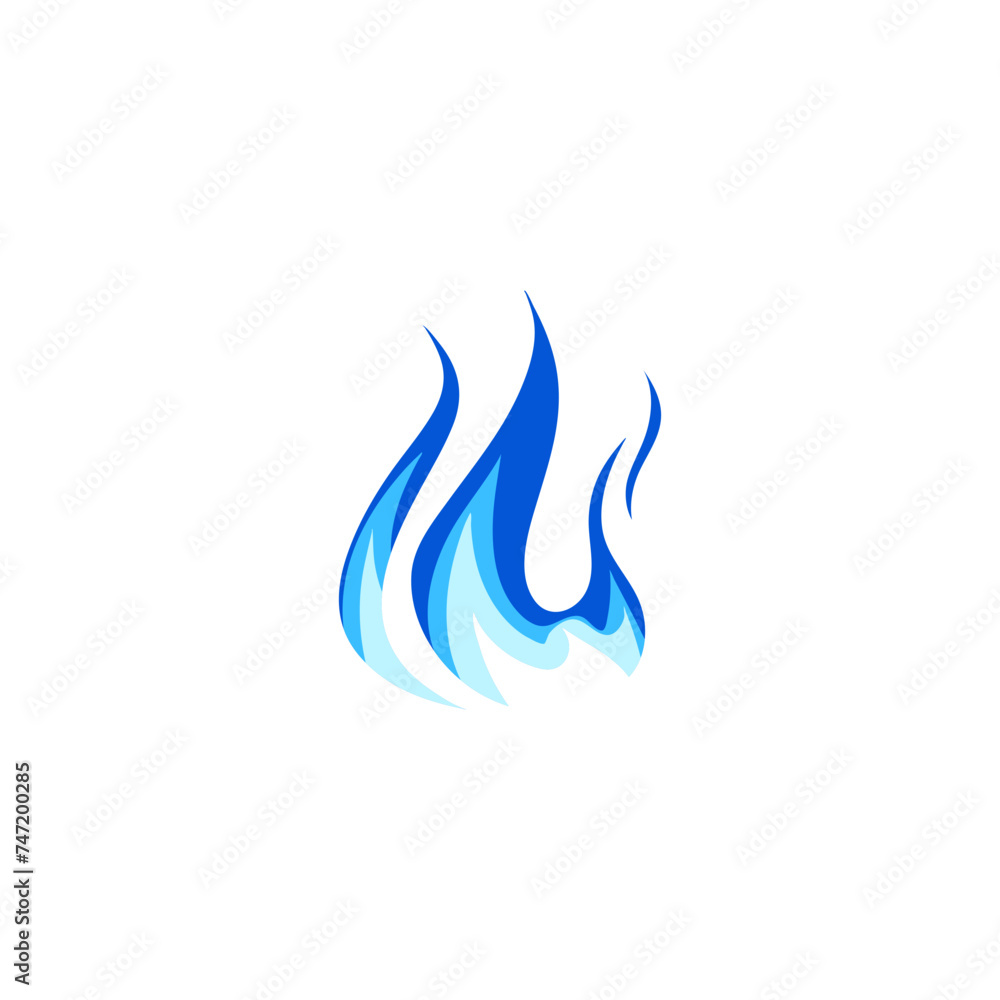 Blue Flame Illustration Blue Flame Illustration