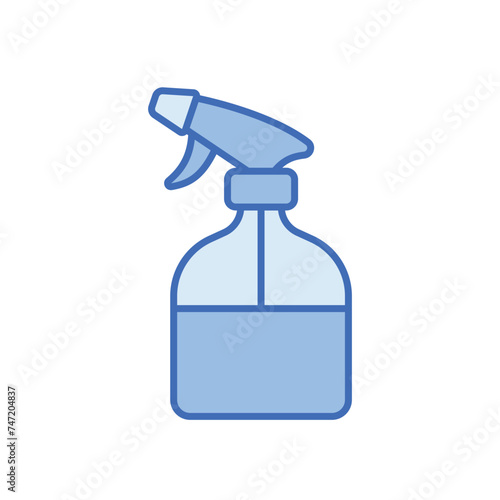 Water Spray Bottle icon vector stock illustration