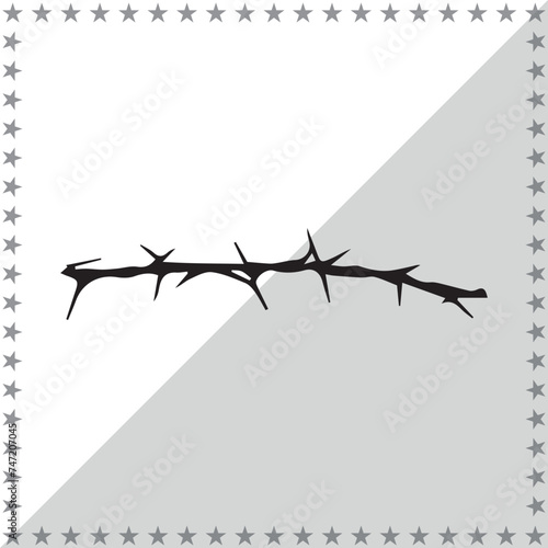 Barbed Wire Silhouette, cute Barbed Wire Vector Silhouette, Cute Barbed Wire cartoon Silhouette, Barbed Wire vector Silhouette, Barbed Wire icon Silhouette, Barbed Wire vector 