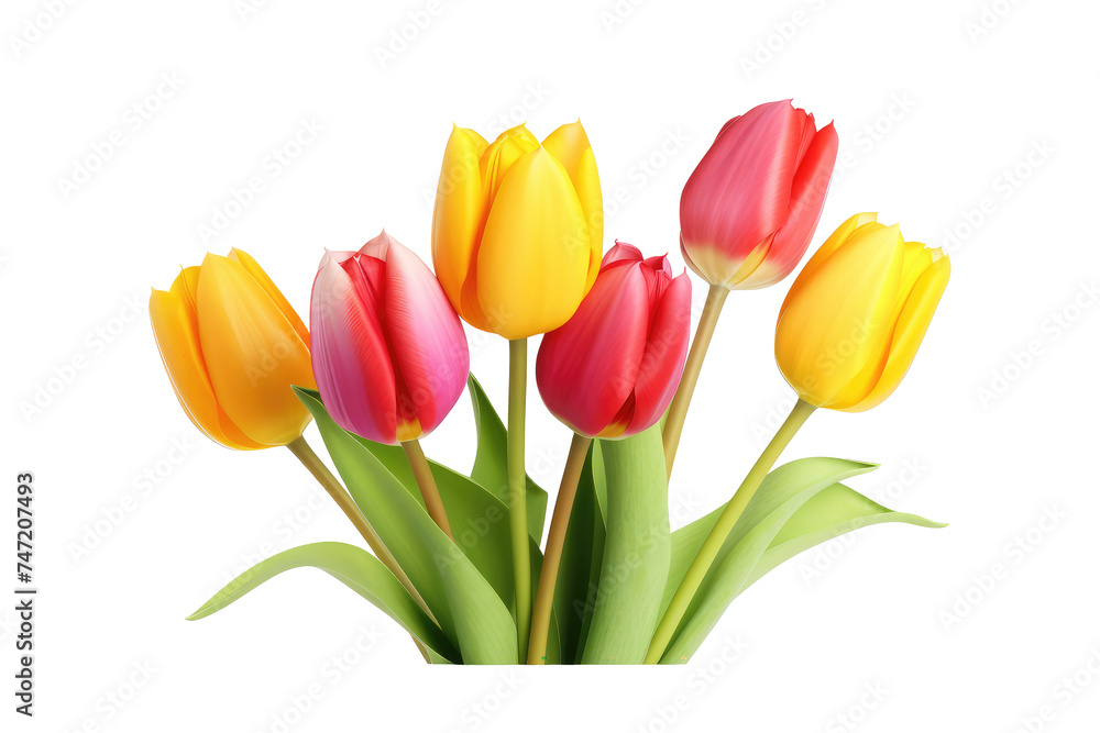 Beautiful tulip flower isolated on white Beautiful tulip flower isolated on white
