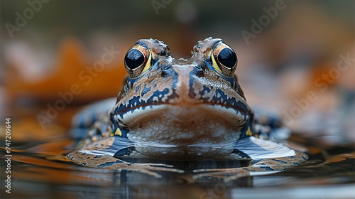 wildlife photography, authentic photo of a frog in natural habitat, taken with telephoto lenses, for relaxing animal wallpaper and more