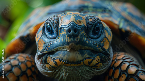 wildlife photography, authentic photo of a turtle in natural habitat, taken with telephoto lenses, for relaxing animal wallpaper and more