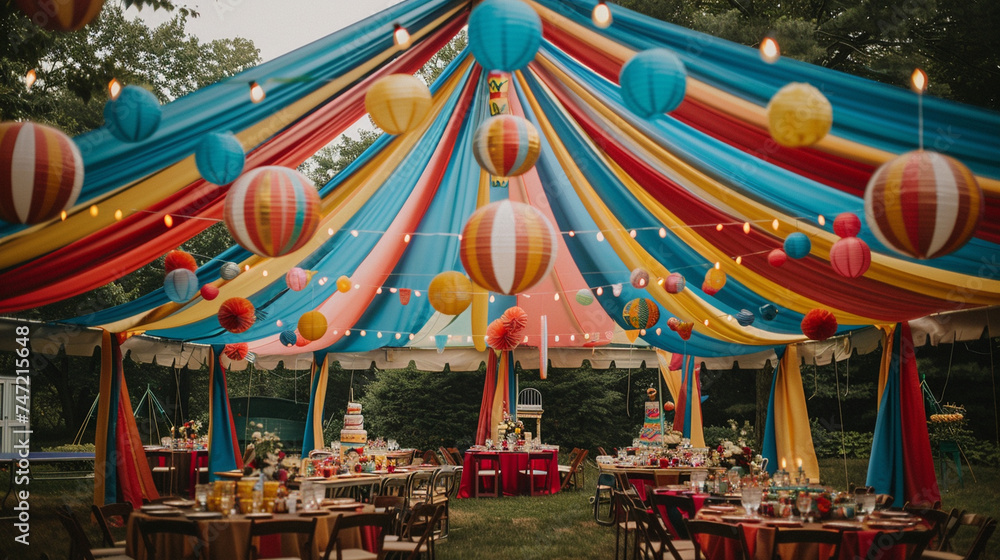 A carnival-inspired wedding with bright colors, carnival games, and circus snacks — Creation and Development, Success and Achievement, Love and Respect