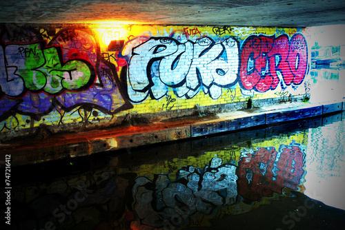 Graffiti Street Art Regent's Canal Camden London