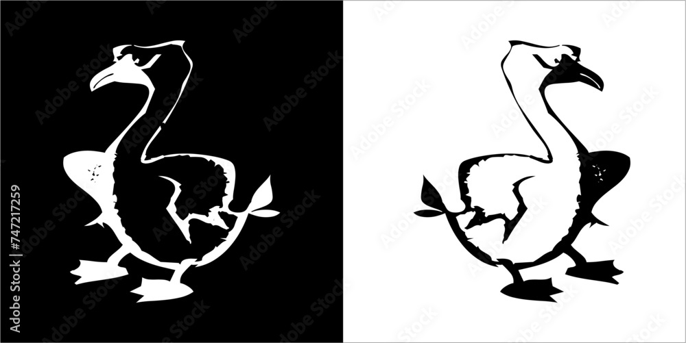 Obraz premium Illustration vector graphics of AnimalComedian icon