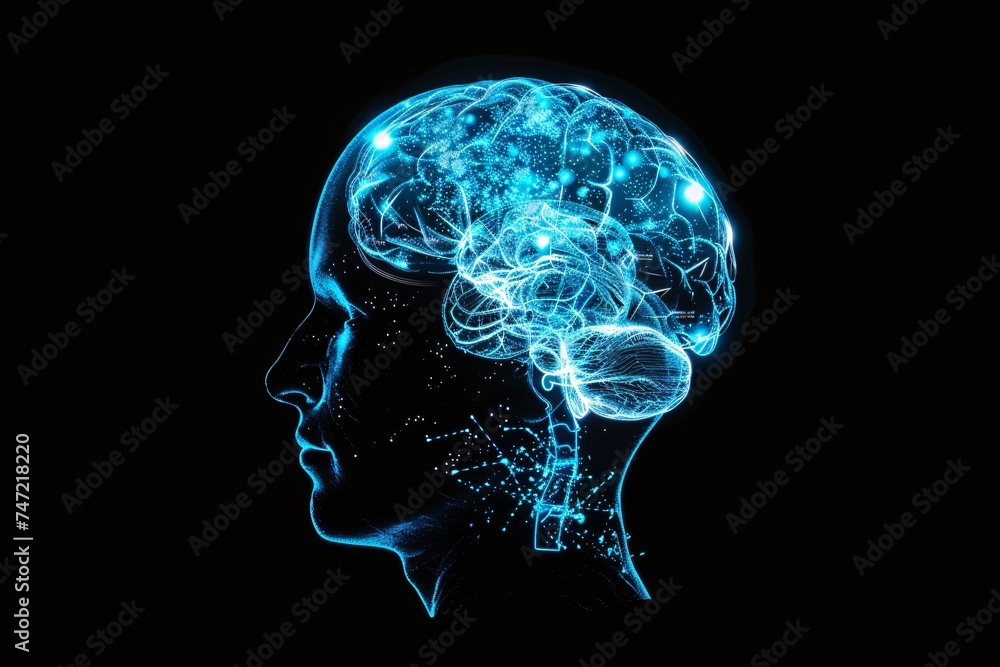 Fototapeta premium Neural Networks A Blueprint for the Future Generative AI