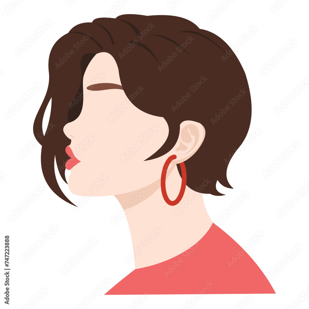 Woman Head Illustration Woman Head Illustration