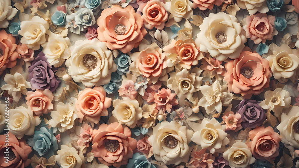 shabby chic walpaper, floral art with place for text. vintage wallpaper frame of flower floral border. shabby chic walpaper, floral art with place for text. vintage wallpaper frame of flower floral border.