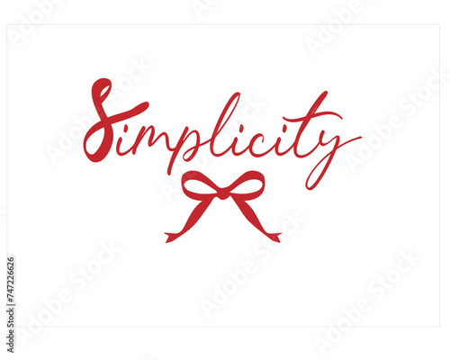 bow detailed and slogan graphic vector design